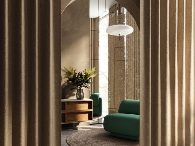 Bild zu Akustikstoffe für Homeoffice und Arbeitsbereiche von RAMM Raumausstattung Frankfurt