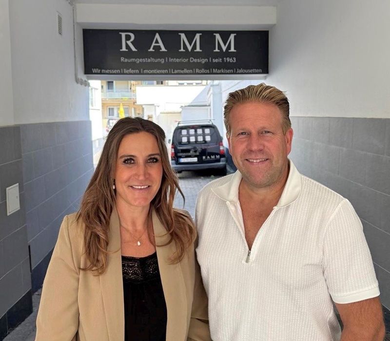 Bild Marco Ramm und Verena Gebhardt - RAMM Raumausstattung in Frankfurt seit 1963