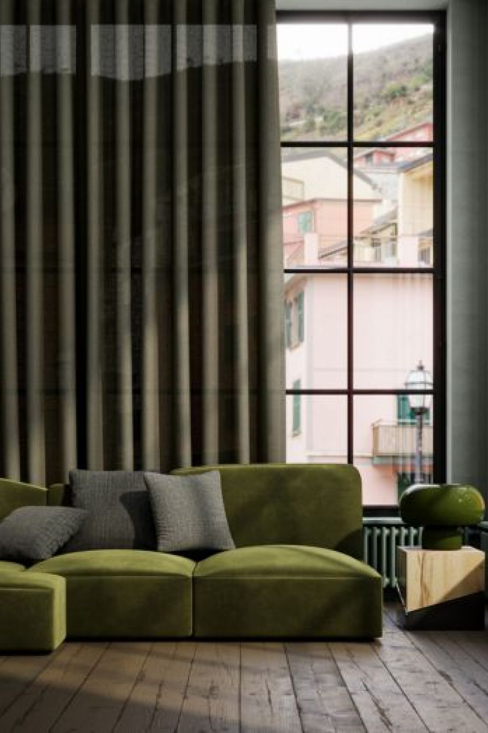 Bild zu Thermovorhänge zur Wärmedämmung im Winter nach Maß von RAMM Raumausstattung Frankfurt